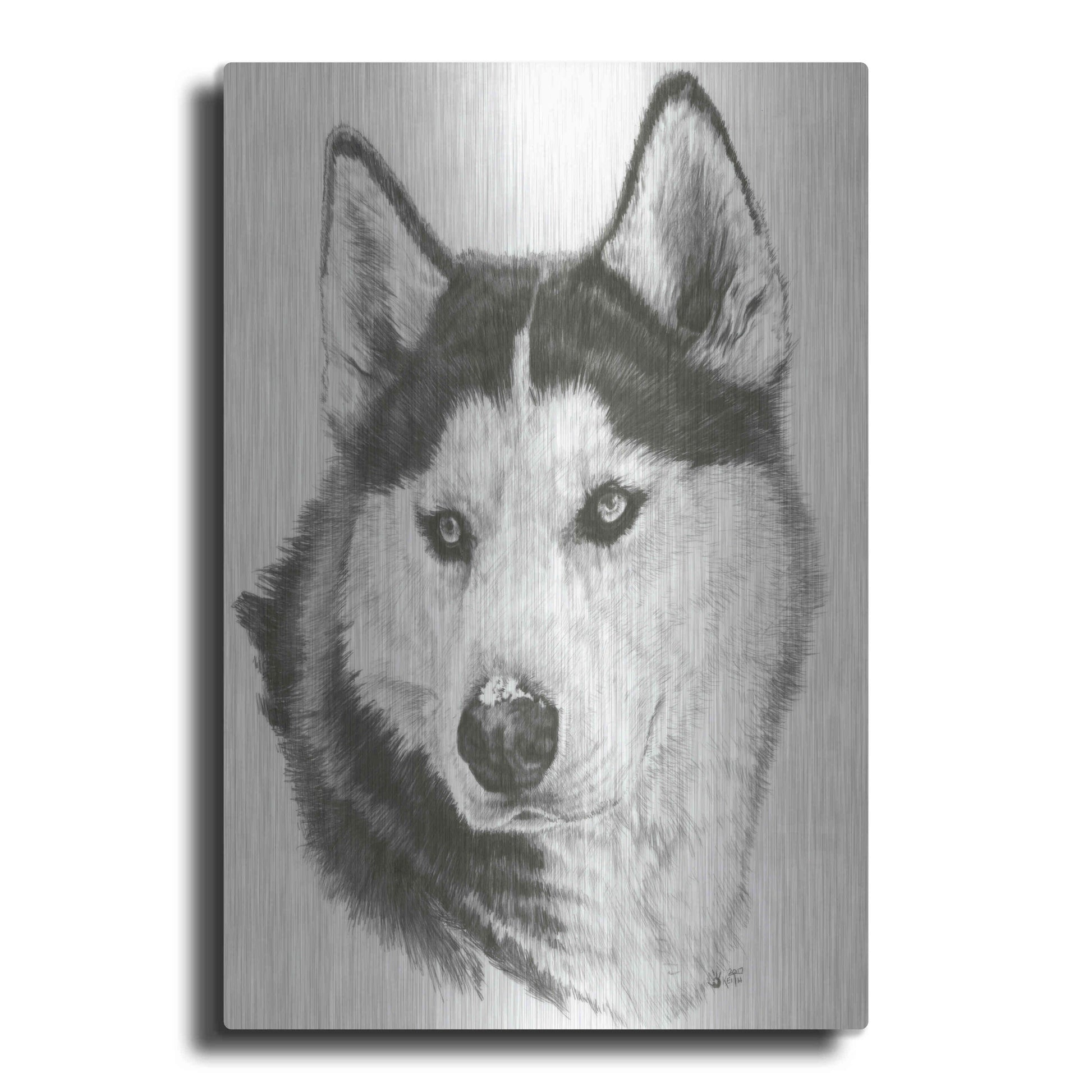 Luxe Metal Art 'Buff' by Barbara Keith, Metal Wall Art