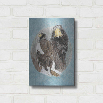 Luxe Metal Art 'Chasseur' by Barbara Keith, Metal Wall Art,12x16