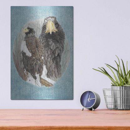 Luxe Metal Art 'Chasseur' by Barbara Keith, Metal Wall Art,12x16