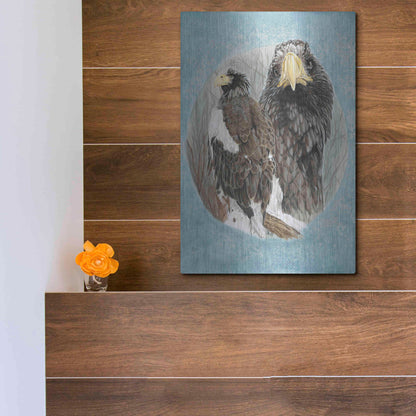 Luxe Metal Art 'Chasseur' by Barbara Keith, Metal Wall Art,12x16