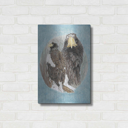 Luxe Metal Art 'Chasseur' by Barbara Keith, Metal Wall Art,16x24