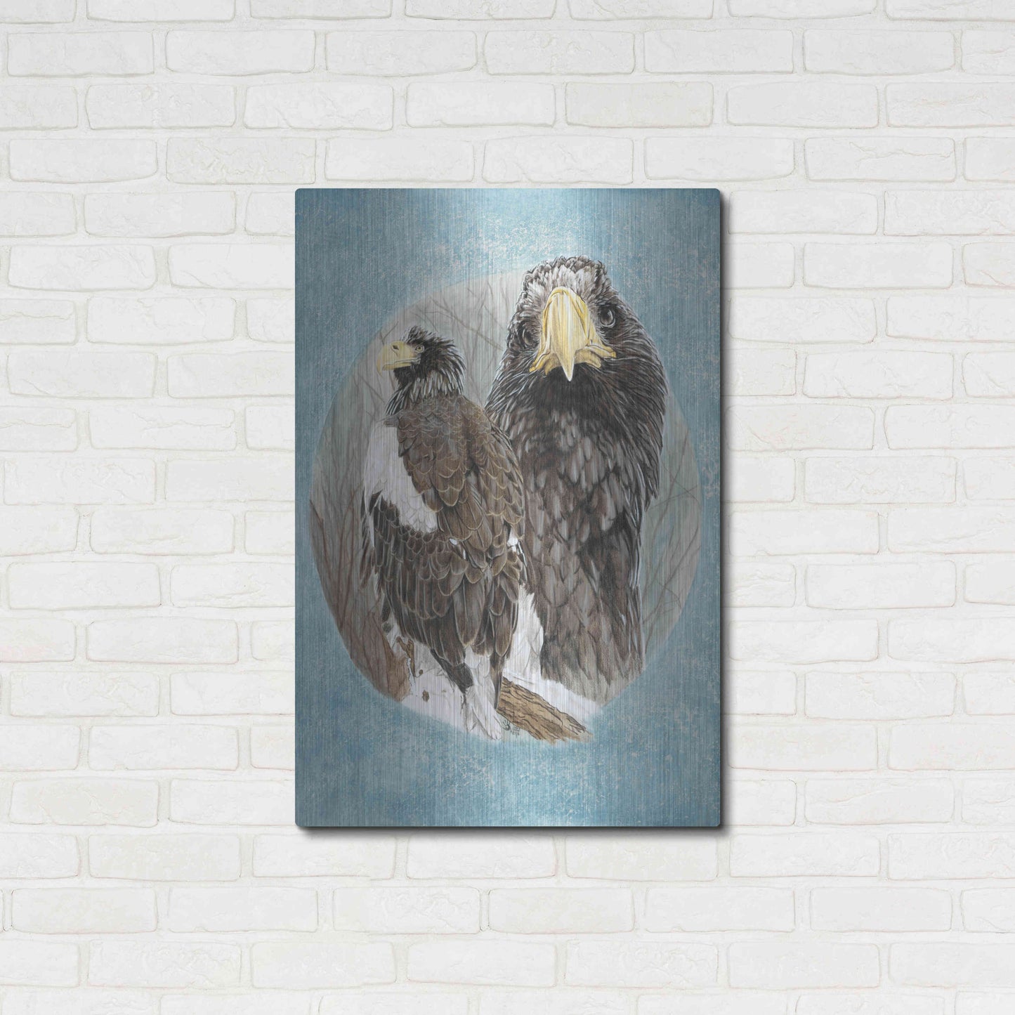 Luxe Metal Art 'Chasseur' by Barbara Keith, Metal Wall Art,24x36