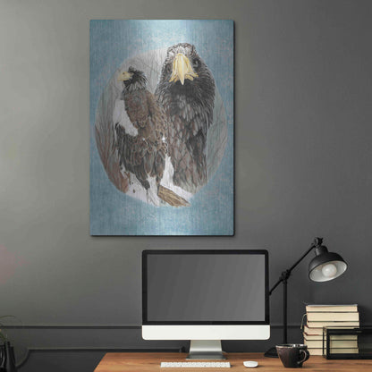 Luxe Metal Art 'Chasseur' by Barbara Keith, Metal Wall Art,24x36