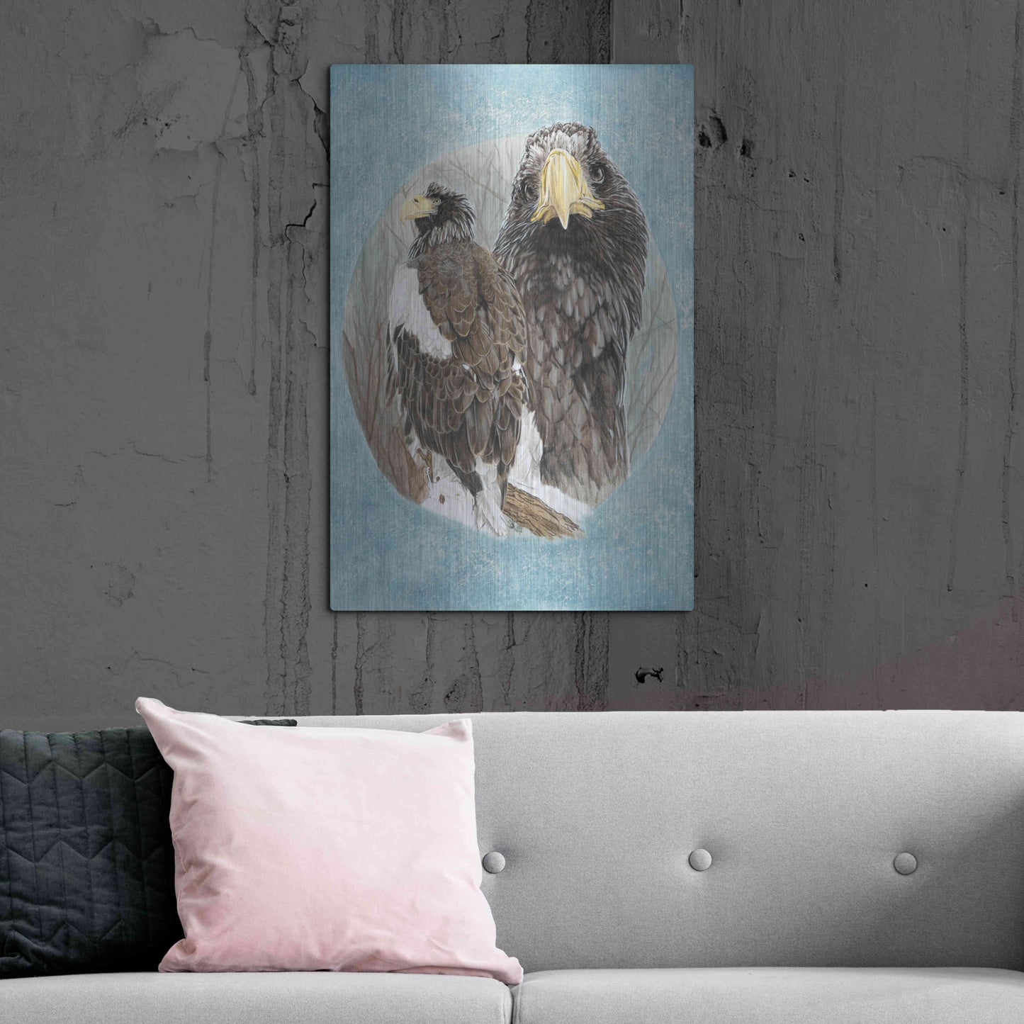 Luxe Metal Art 'Chasseur' by Barbara Keith, Metal Wall Art,24x36