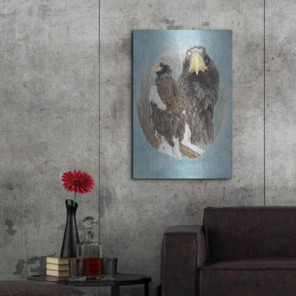 Luxe Metal Art 'Chasseur' by Barbara Keith, Metal Wall Art,24x36