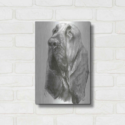 Luxe Metal Art 'Crinkle' by Barbara Keith, Metal Wall Art,12x16