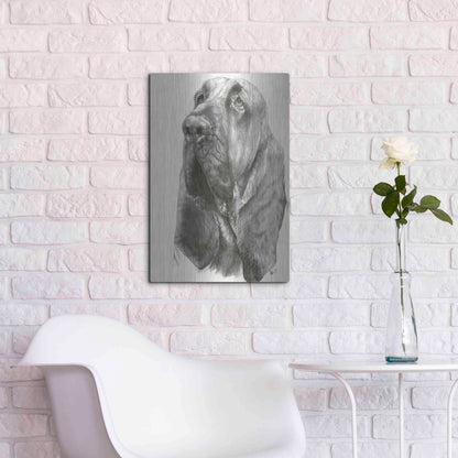 Luxe Metal Art 'Crinkle' by Barbara Keith, Metal Wall Art,16x24