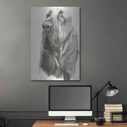 Luxe Metal Art 'Crinkle' by Barbara Keith, Metal Wall Art,24x36