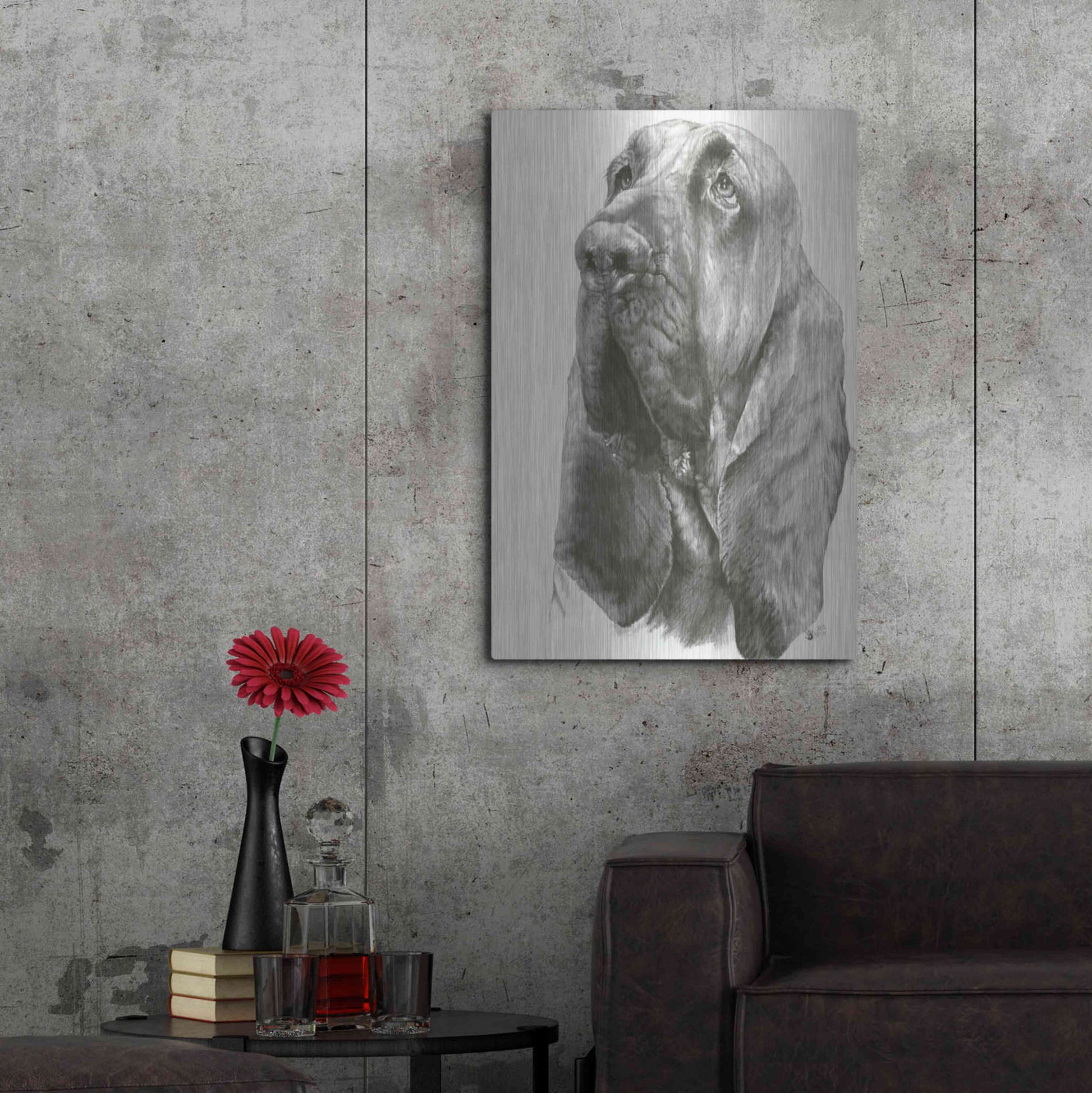 Luxe Metal Art 'Crinkle' by Barbara Keith, Metal Wall Art,24x36