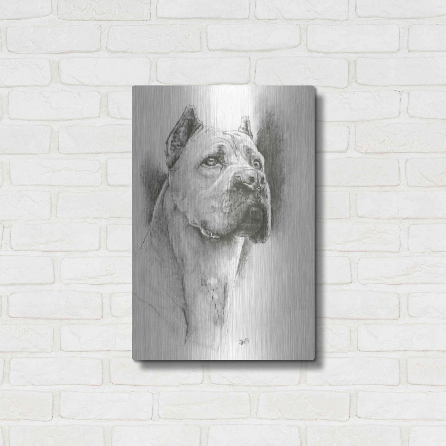 Luxe Metal Art 'Dynamic' by Barbara Keith, Metal Wall Art,16x24