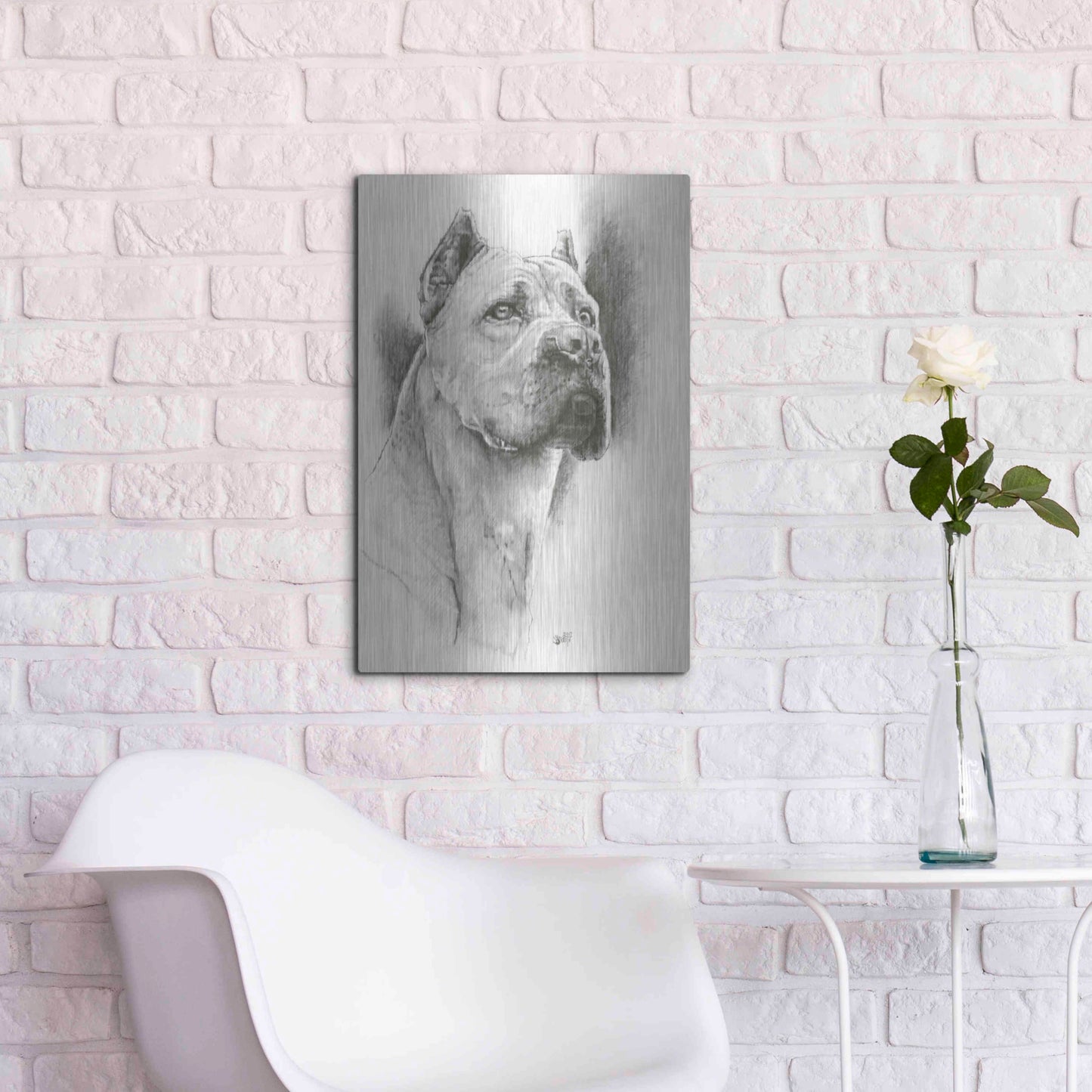 Luxe Metal Art 'Dynamic' by Barbara Keith, Metal Wall Art,16x24