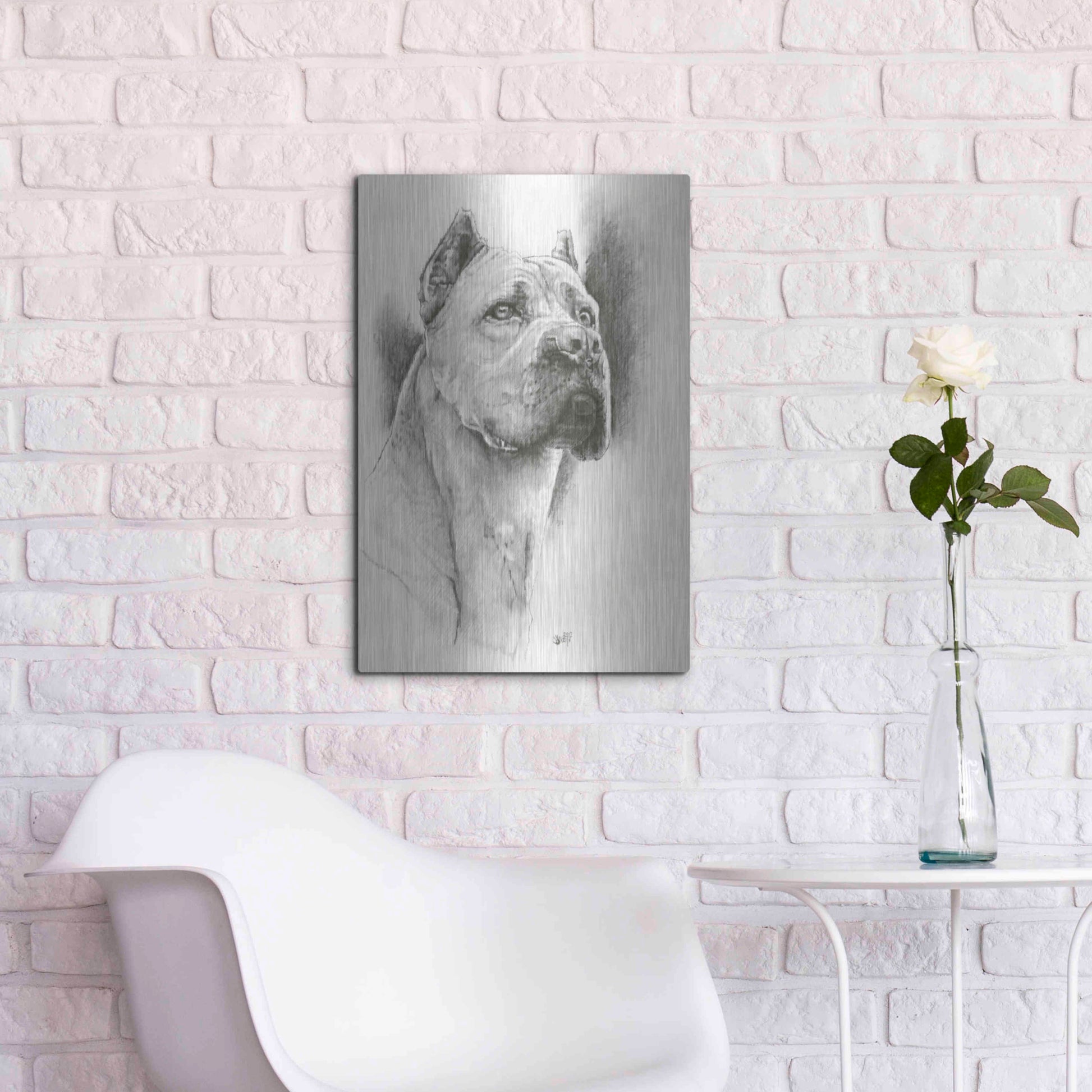 Luxe Metal Art 'Dynamic' by Barbara Keith, Metal Wall Art,16x24