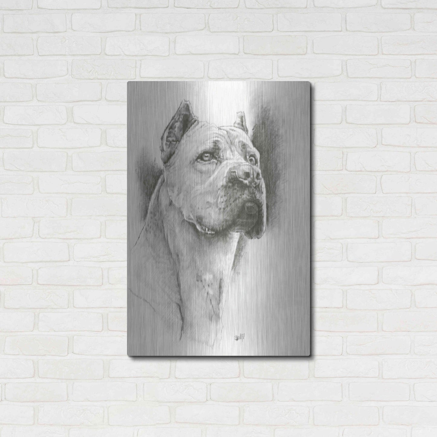 Luxe Metal Art 'Dynamic' by Barbara Keith, Metal Wall Art,24x36