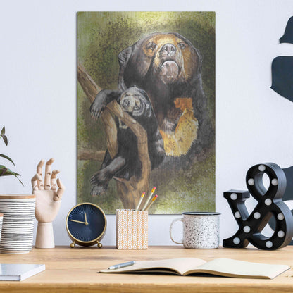 Luxe Metal Art 'Languid' by Barbara Keith, Metal Wall Art,12x16