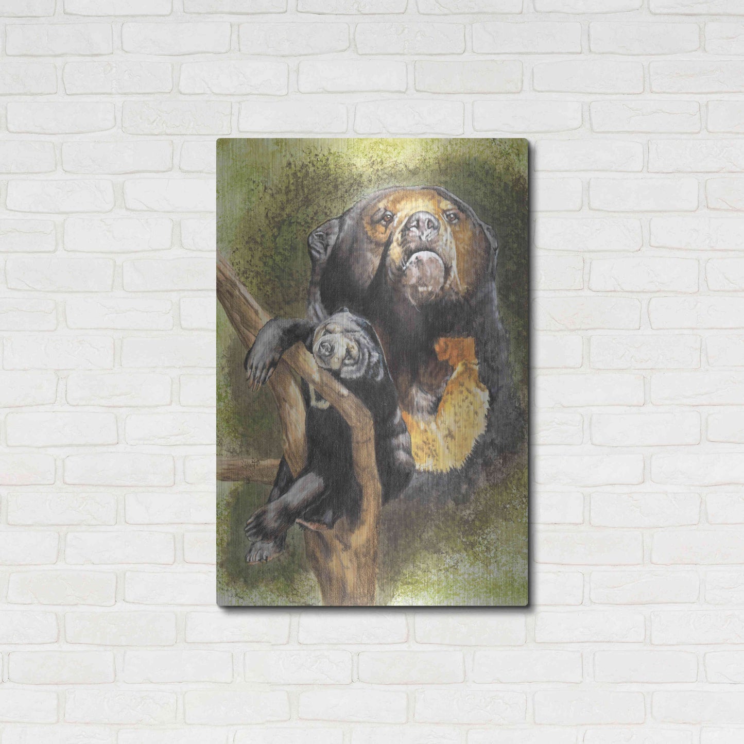 Luxe Metal Art 'Languid' by Barbara Keith, Metal Wall Art,24x36