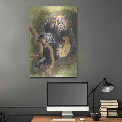 Luxe Metal Art 'Languid' by Barbara Keith, Metal Wall Art,24x36