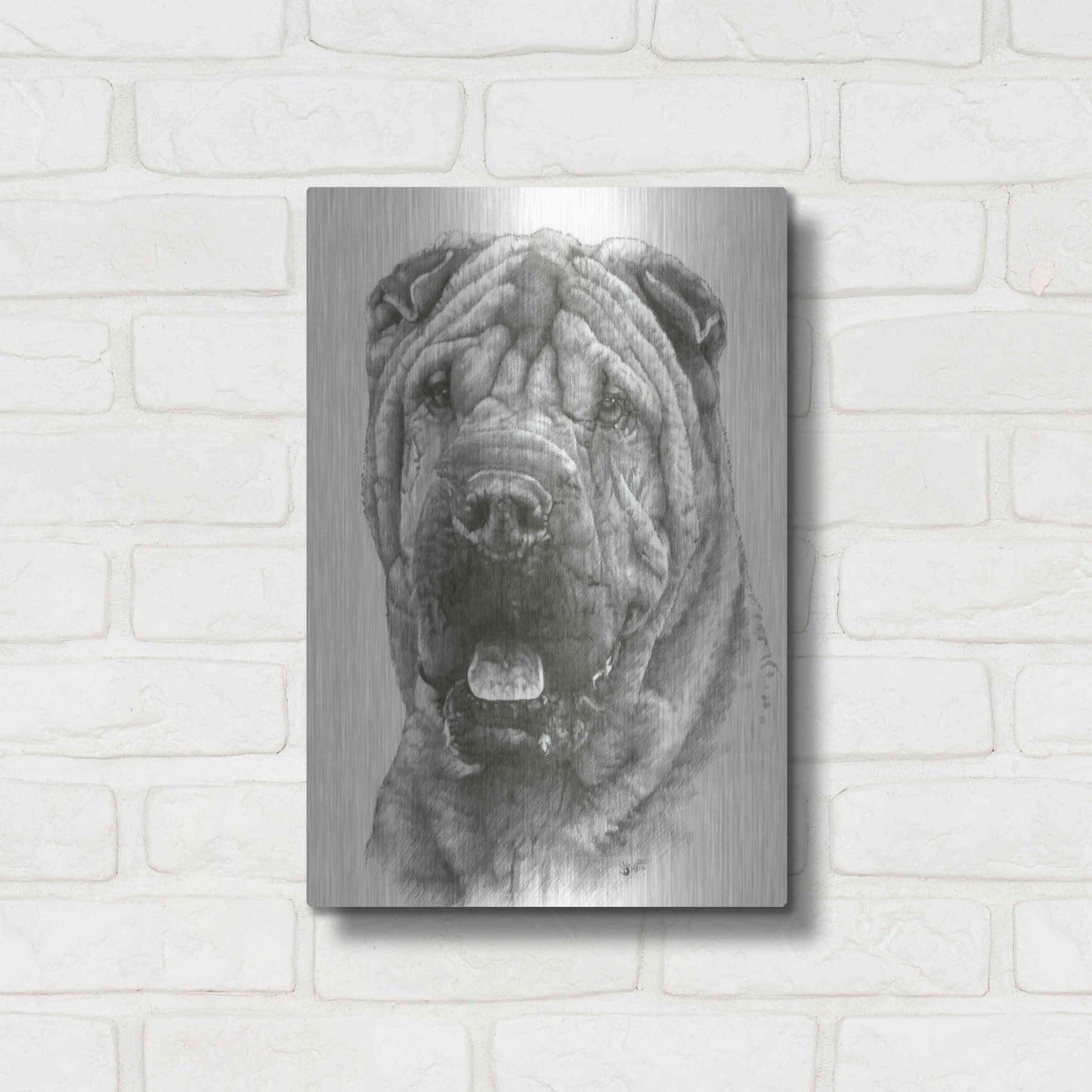 Luxe Metal Art 'Prestige' by Barbara Keith, Metal Wall Art,12x16