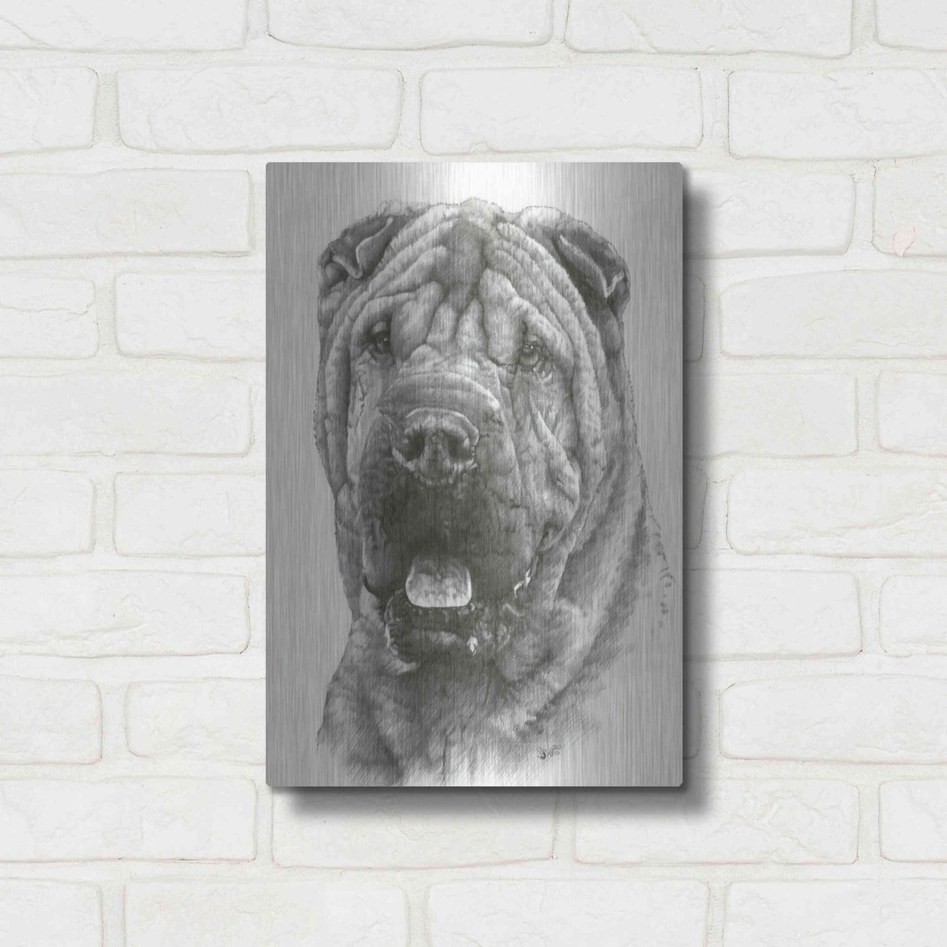 Luxe Metal Art 'Prestige' by Barbara Keith, Metal Wall Art,12x16