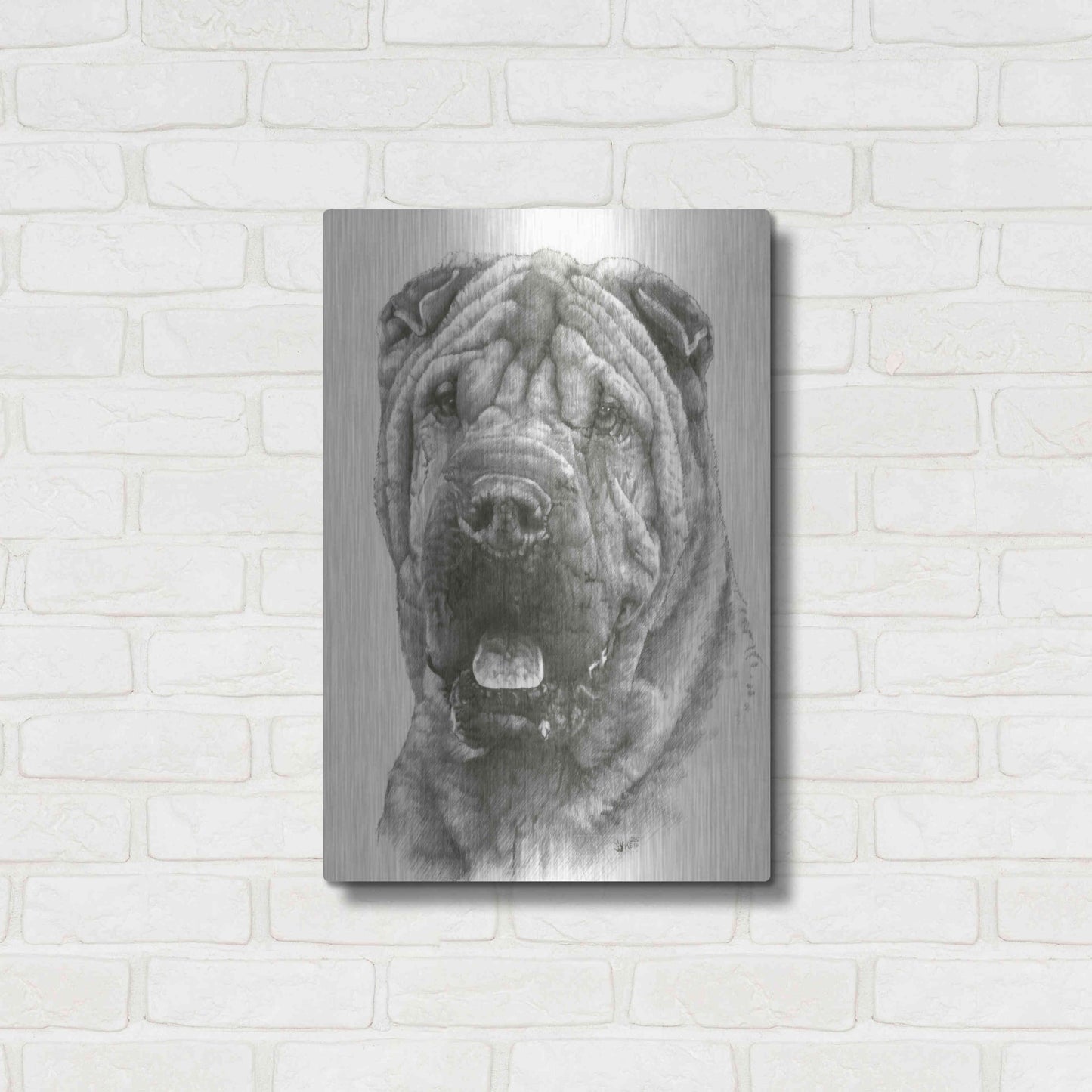 Luxe Metal Art 'Prestige' by Barbara Keith, Metal Wall Art,16x24