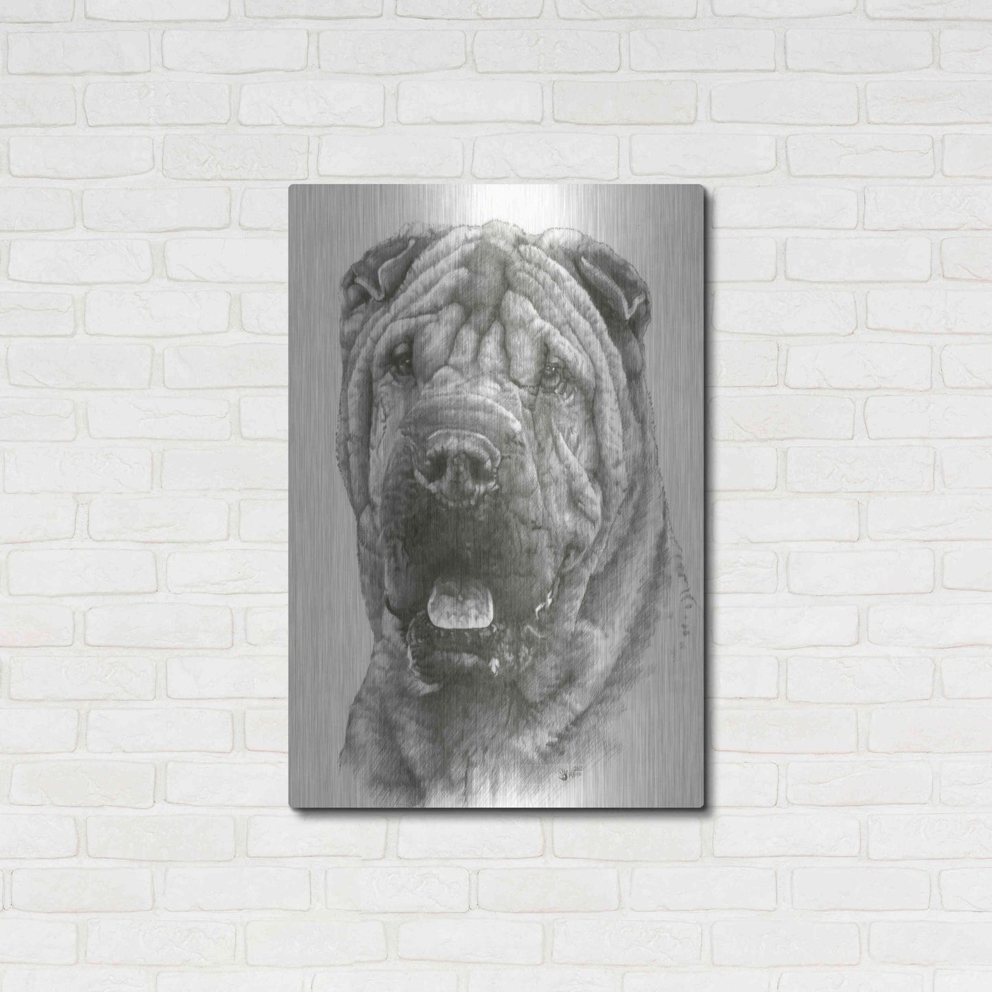 Luxe Metal Art 'Prestige' by Barbara Keith, Metal Wall Art,24x36