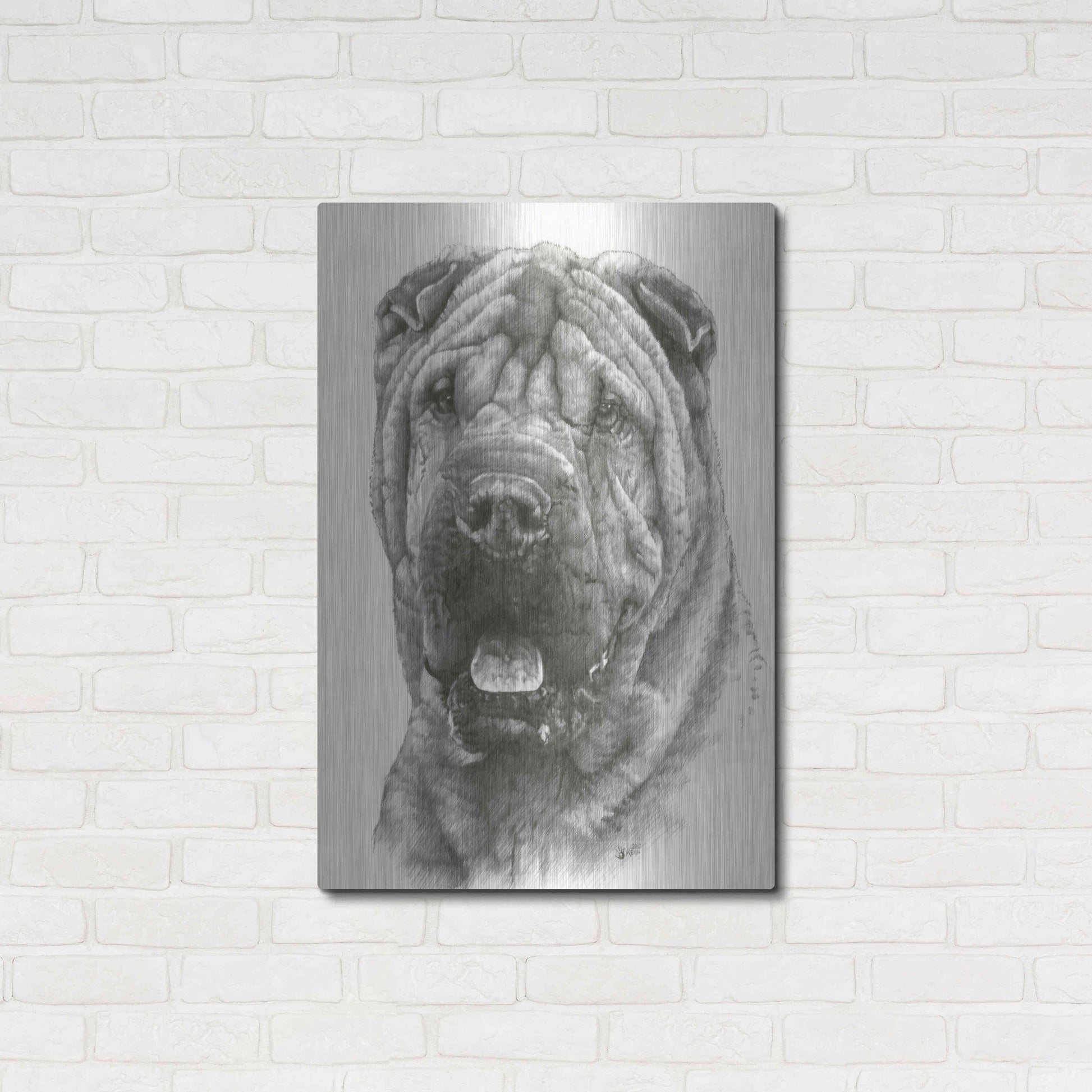 Luxe Metal Art 'Prestige' by Barbara Keith, Metal Wall Art,24x36