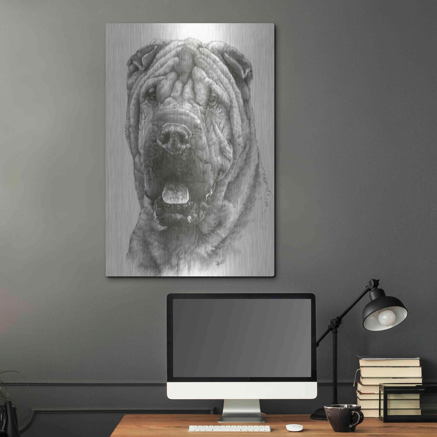 Luxe Metal Art 'Prestige' by Barbara Keith, Metal Wall Art,24x36