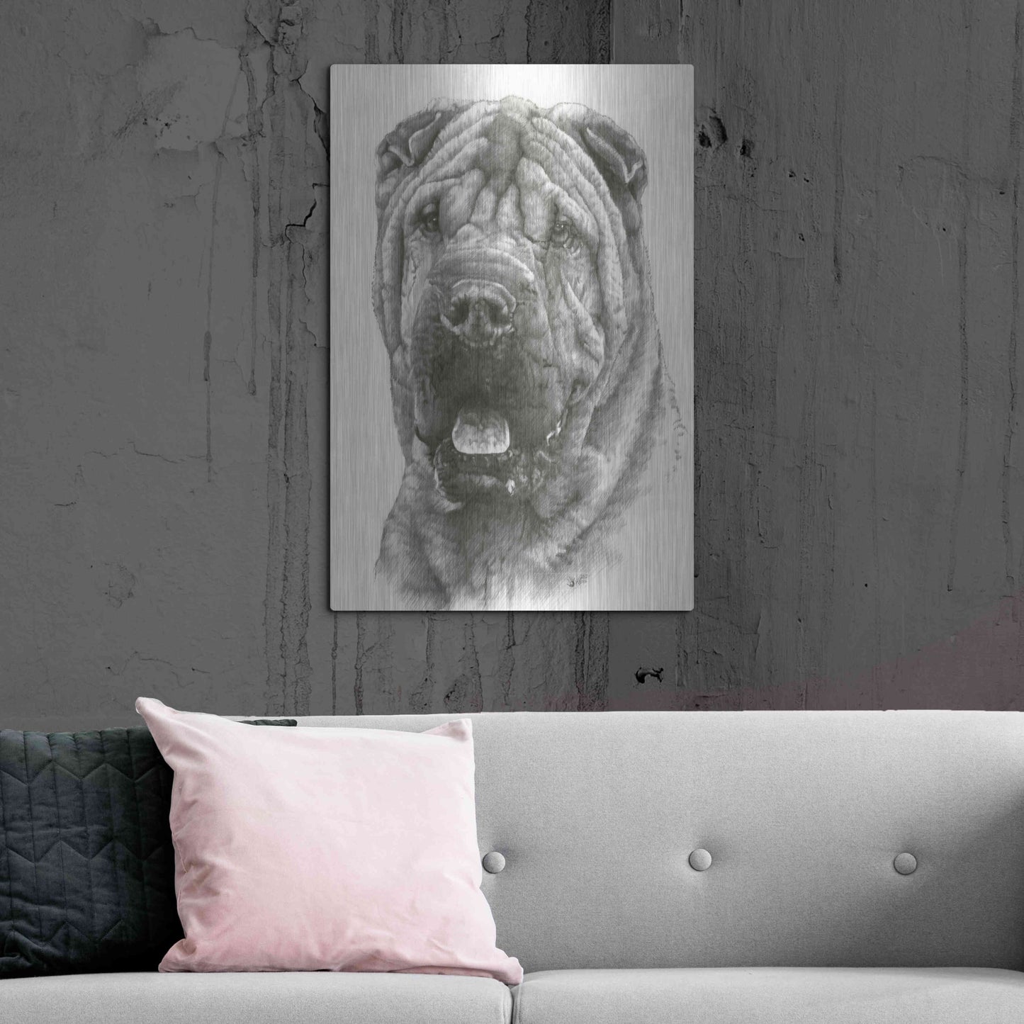 Luxe Metal Art 'Prestige' by Barbara Keith, Metal Wall Art,24x36