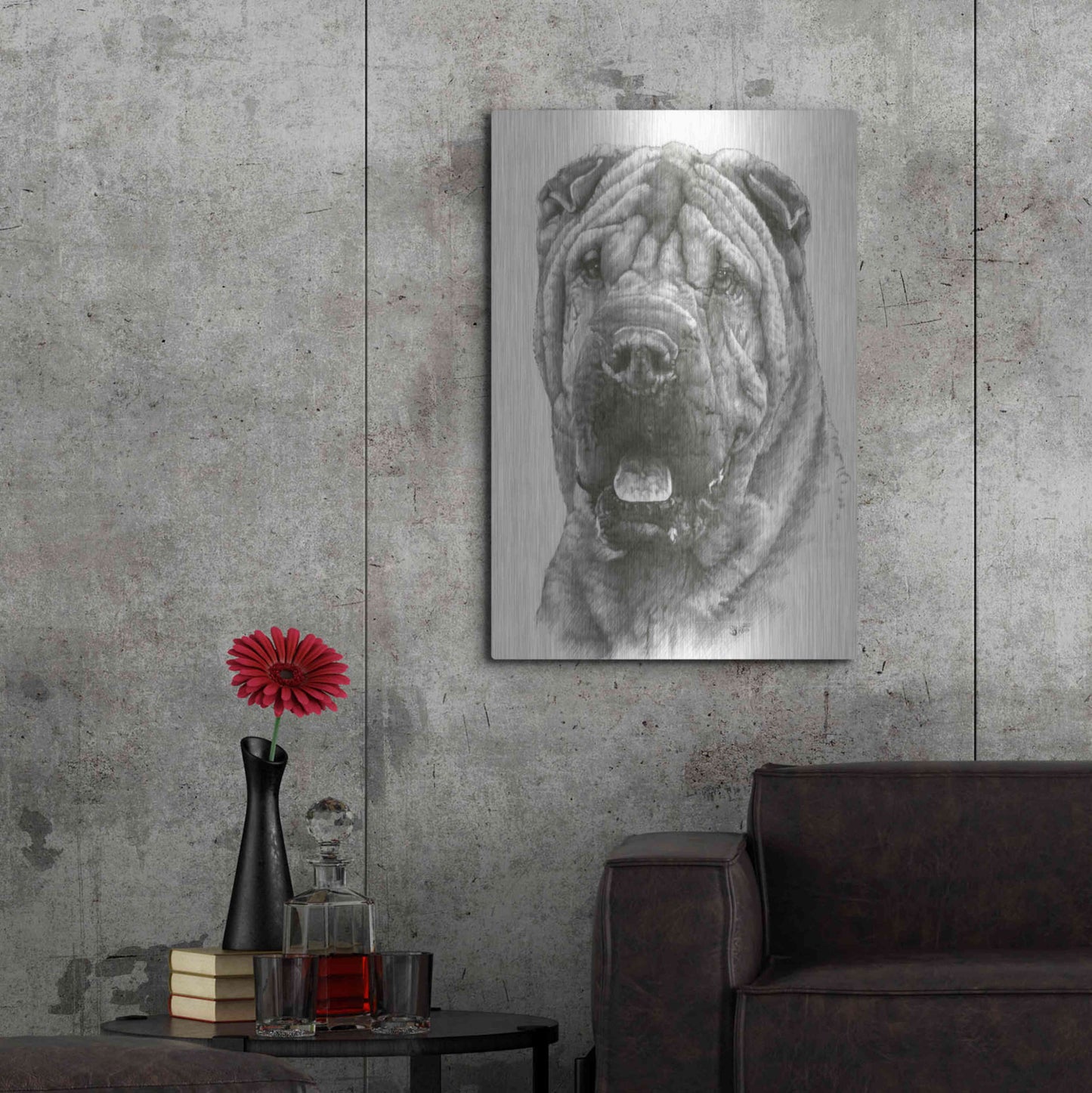 Luxe Metal Art 'Prestige' by Barbara Keith, Metal Wall Art,24x36