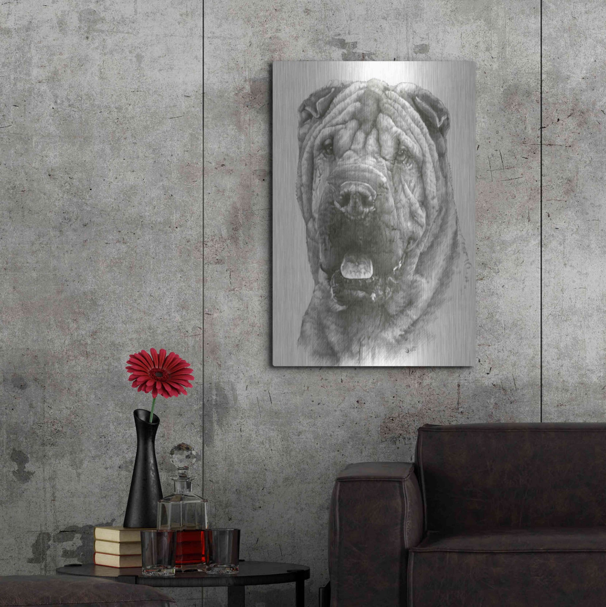 Luxe Metal Art 'Prestige' by Barbara Keith, Metal Wall Art,24x36