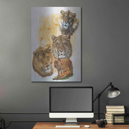 Luxe Metal Art 'Ritzy' by Barbara Keith, Metal Wall Art,24x36