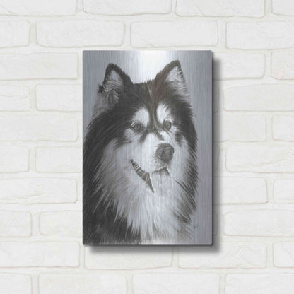 Luxe Metal Art 'Indomitablie' by Barbara Keith, Metal Wall Art,12x16