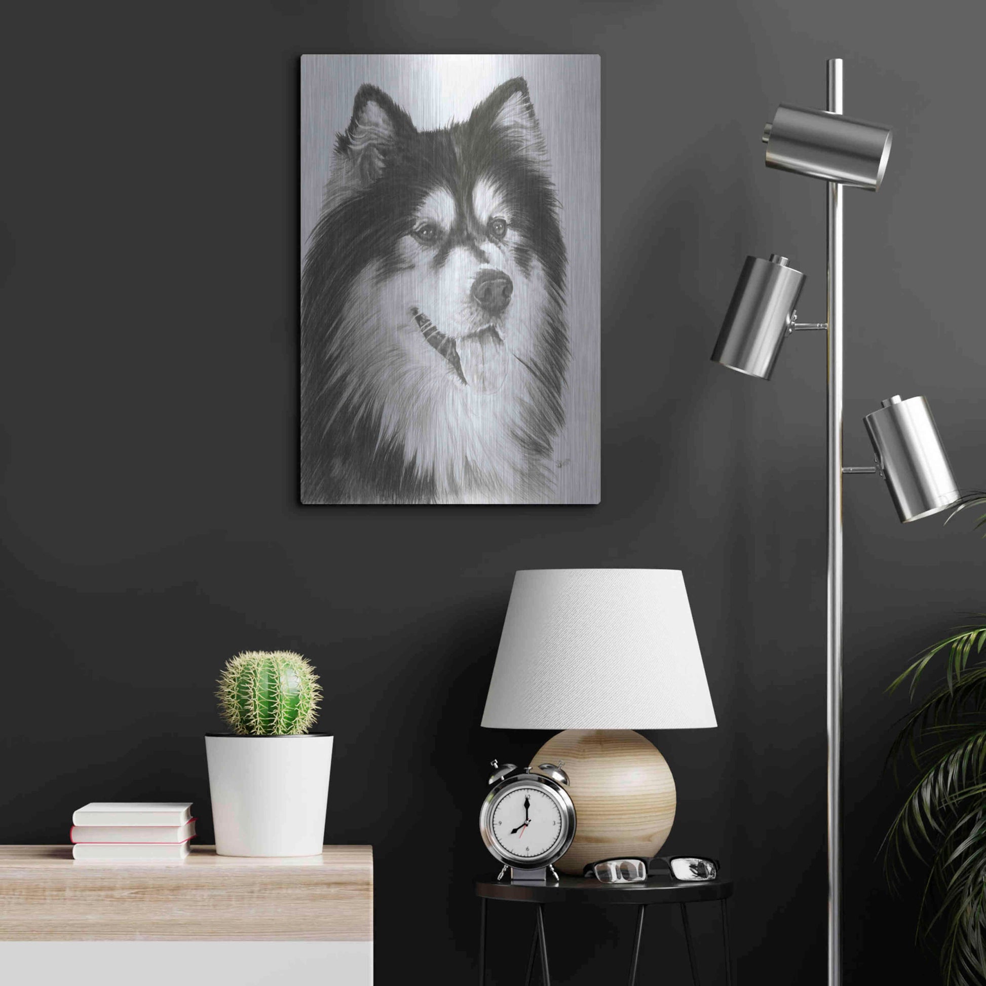 Luxe Metal Art 'Indomitablie' by Barbara Keith, Metal Wall Art,16x24