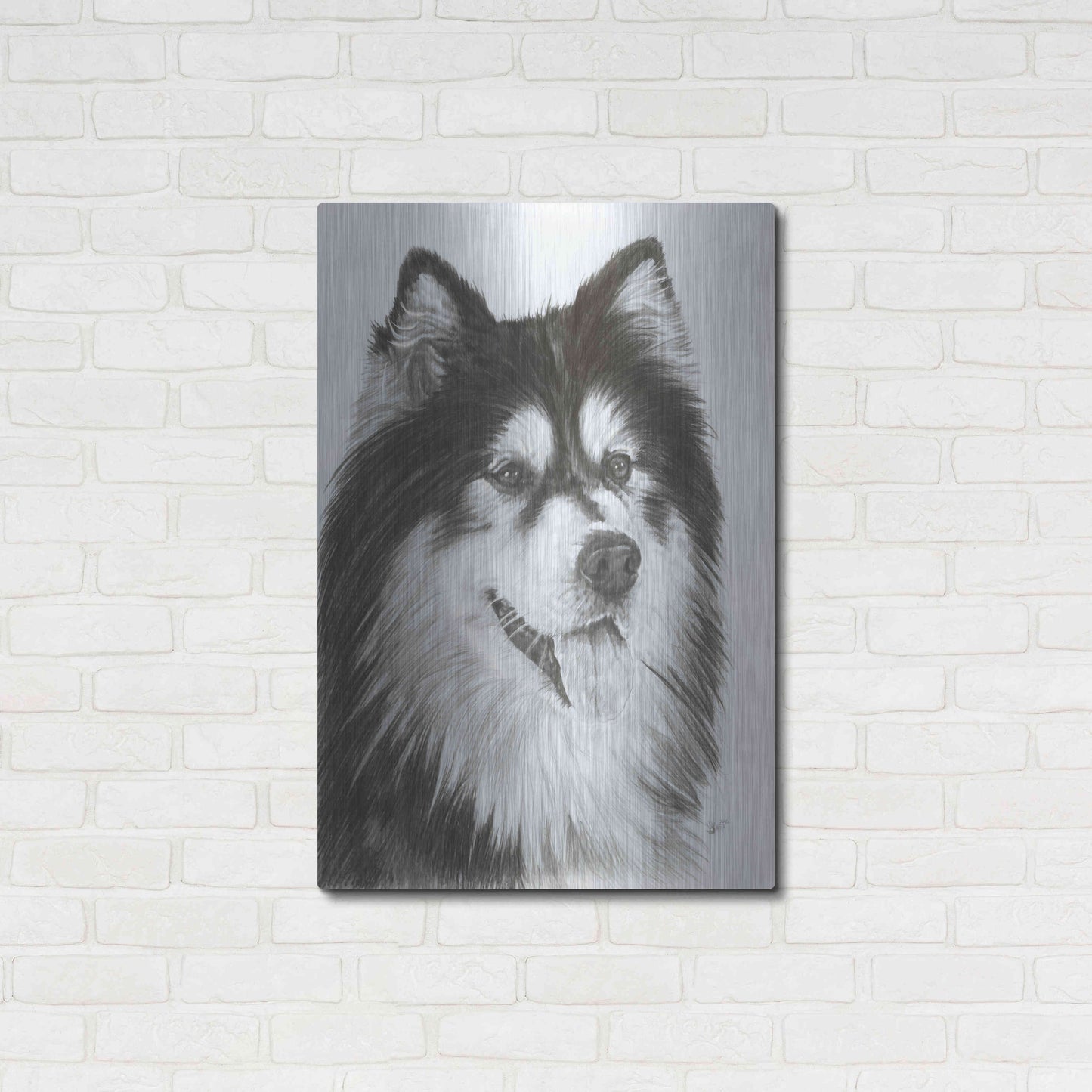 Luxe Metal Art 'Indomitablie' by Barbara Keith, Metal Wall Art,24x36