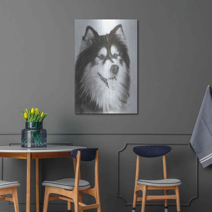 Luxe Metal Art 'Indomitablie' by Barbara Keith, Metal Wall Art,24x36