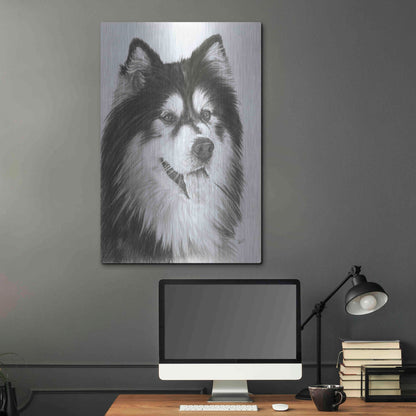 Luxe Metal Art 'Indomitablie' by Barbara Keith, Metal Wall Art,24x36