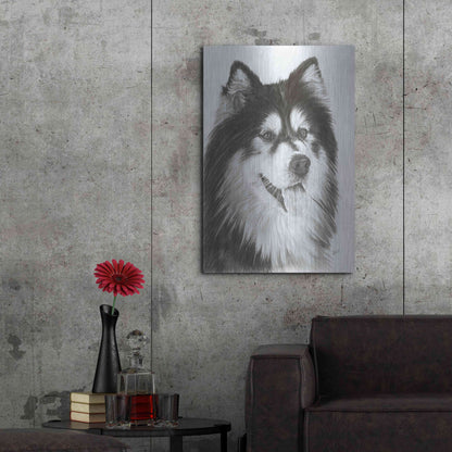 Luxe Metal Art 'Indomitablie' by Barbara Keith, Metal Wall Art,24x36