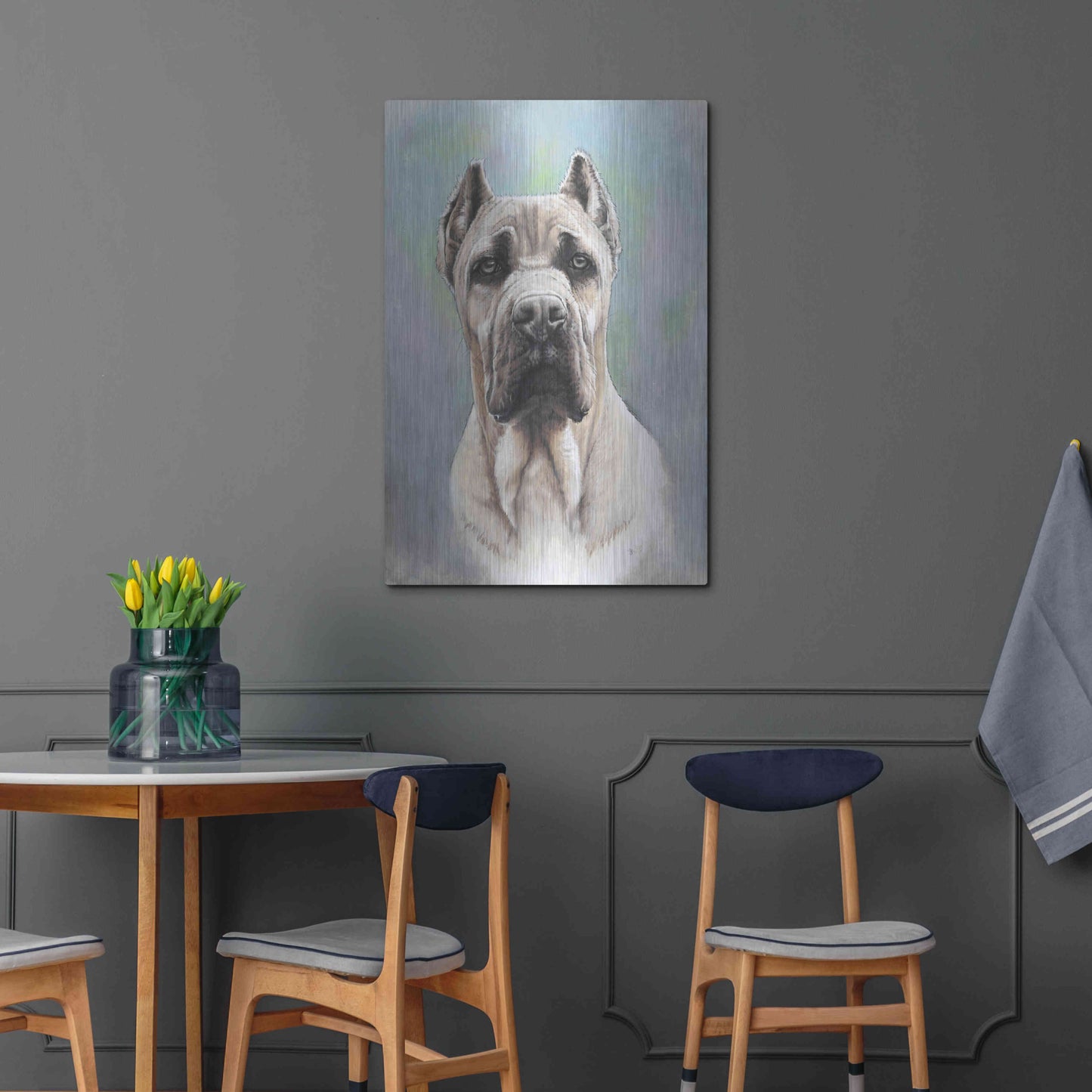 Luxe Metal Art 'Cane Corso 2' by Barbara Keith, Metal Wall Art,24x36