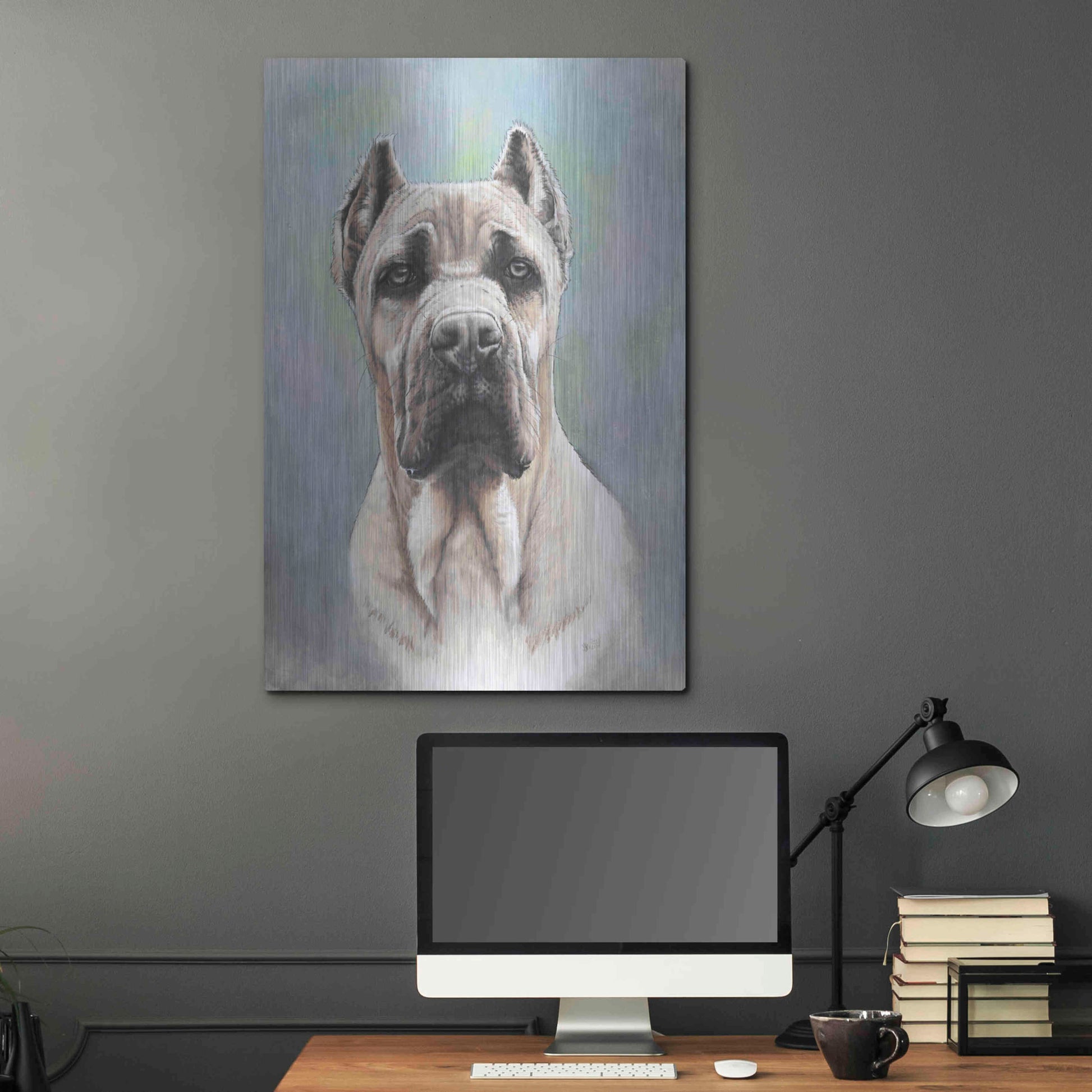 Luxe Metal Art 'Cane Corso 2' by Barbara Keith, Metal Wall Art,24x36