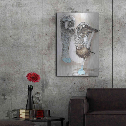 Luxe Metal Art 'Dapper' by Barbara Keith, Metal Wall Art,24x36