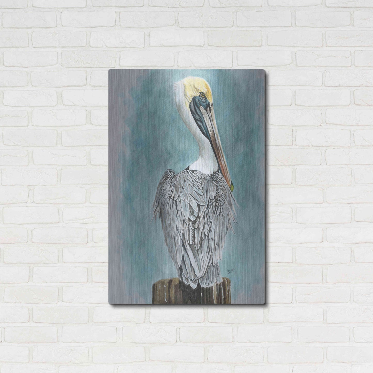 Luxe Metal Art 'High Muckety Muck' by Barbara Keith, Metal Wall Art,24x36