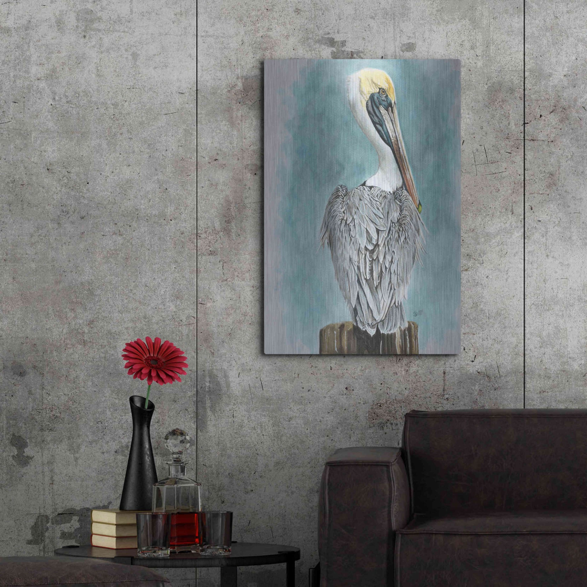 Luxe Metal Art 'High Muckety Muck' by Barbara Keith, Metal Wall Art,24x36