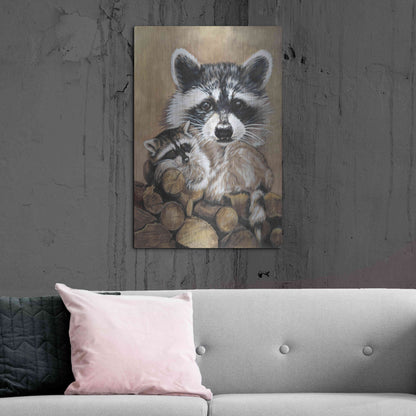 Luxe Metal Art 'Bandit' by Barbara Keith, Metal Wall Art,24x36