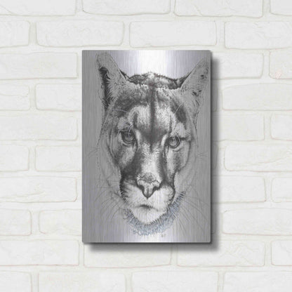 Luxe Metal Art 'Sinewy' by Barbara Keith, Metal Wall Art,12x16