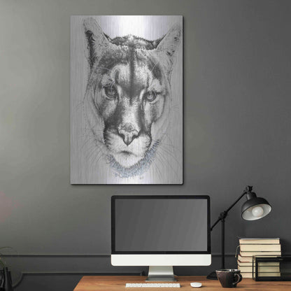 Luxe Metal Art 'Sinewy' by Barbara Keith, Metal Wall Art,24x36