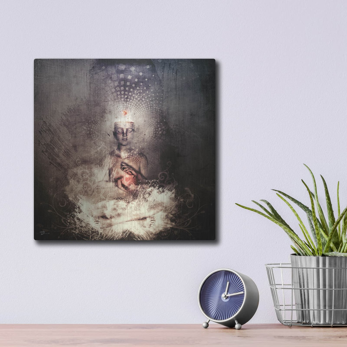 'Forever Can Be' by Cameron Gray – Metal Wall Art, 12x12 room view