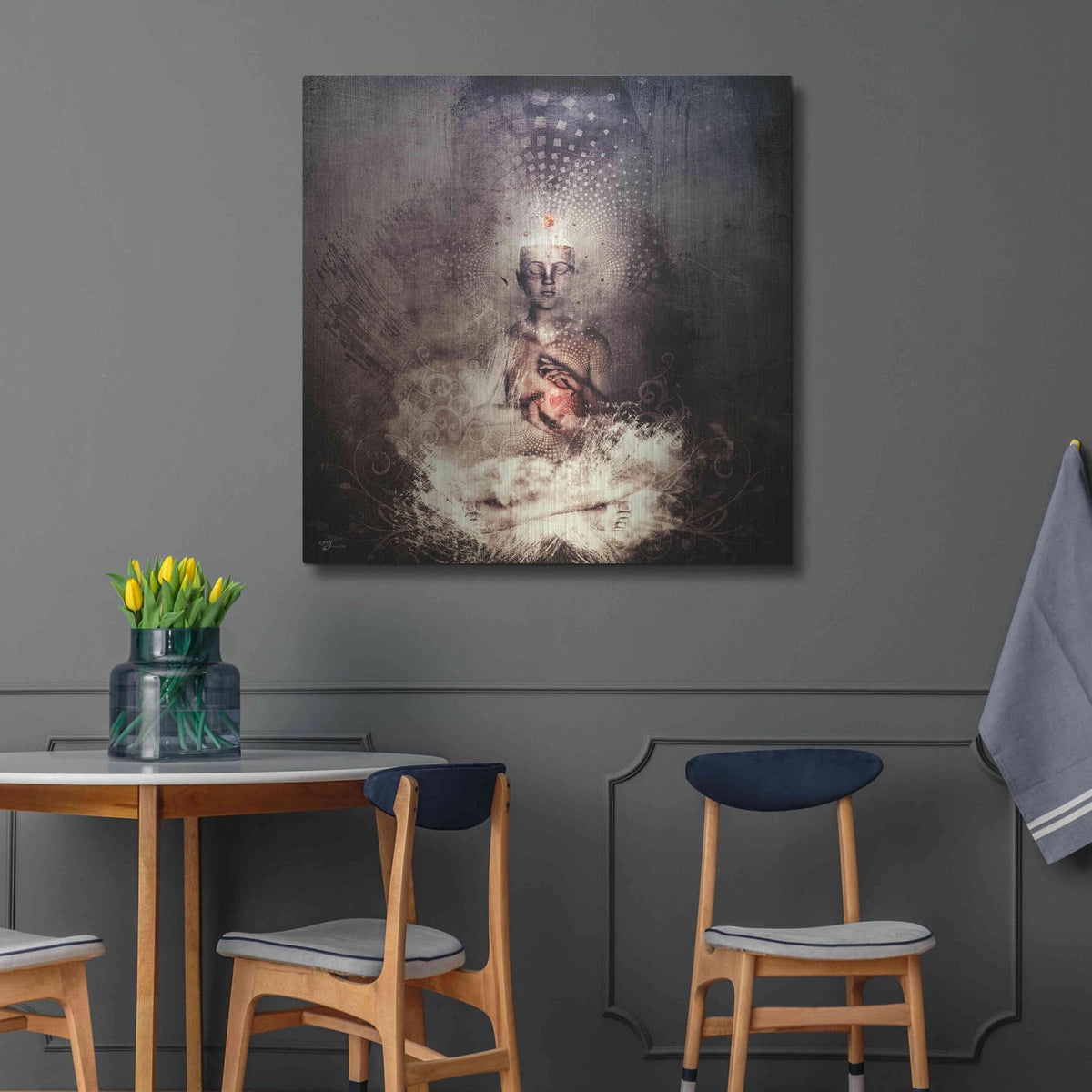 'Forever Can Be' by Cameron Gray – Metal Wall Art, 36x36 room view