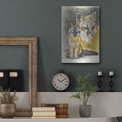 Luxe Metal Art 'Furtive' by Barbara Keith, Metal Wall Art,12x16