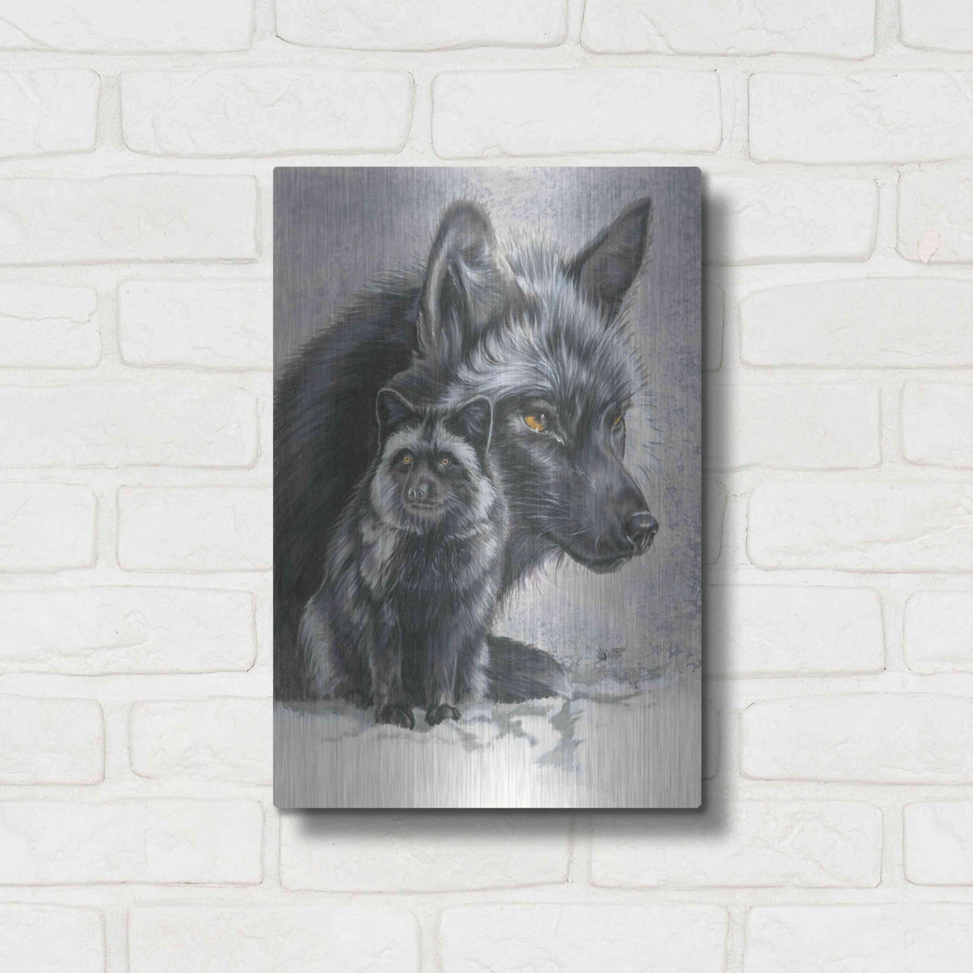 Luxe Metal Art 'Junoesque' by Barbara Keith, Metal Wall Art,12x16