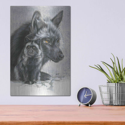 Luxe Metal Art 'Junoesque' by Barbara Keith, Metal Wall Art,12x16