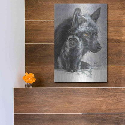 Luxe Metal Art 'Junoesque' by Barbara Keith, Metal Wall Art,12x16